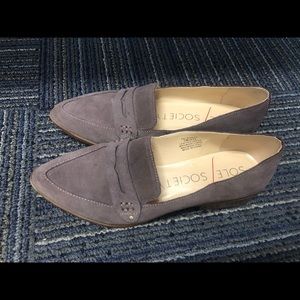 Sole Society Jessica Smoking Slipper, Dusted Plum